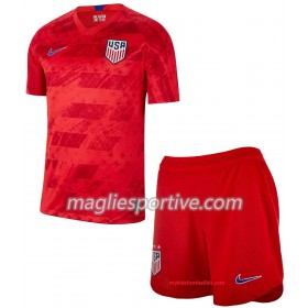 Completo Calcio Stati Uniti Bambino Divisa Trasferta 2019